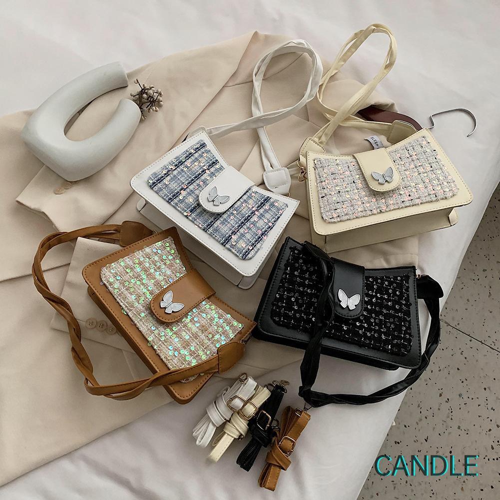 Túi Đeo Chéo Đính Kim Sa Lấp Lánh Sang Trọng