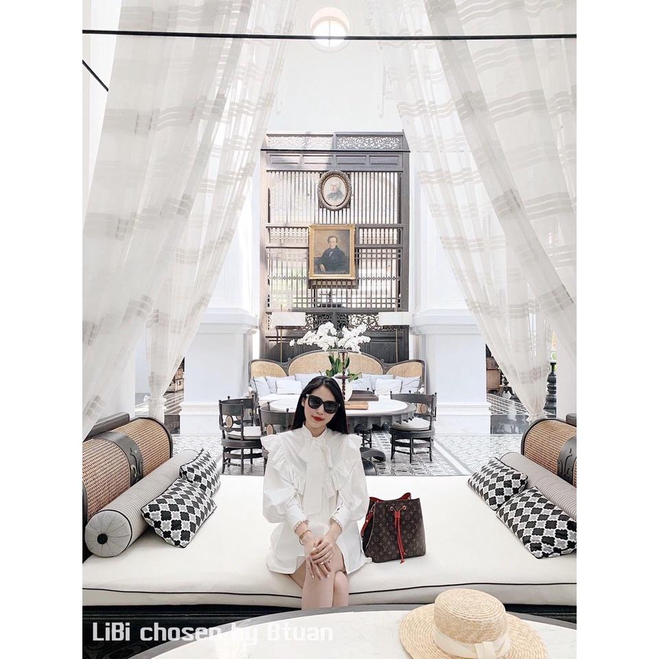 Áo Sơ Mi Trắng Tay Dài Cổ Nơ MSA001
