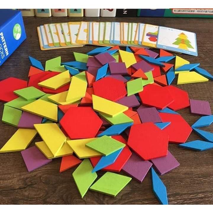 Bộ Ghép Hình Đa Năng 130 Chi Tiết - Đồ Chơi Gỗ