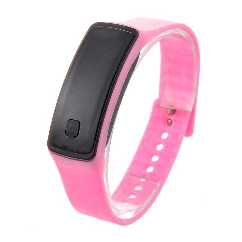 Đồng hồ đèn LED thể thao dây silicon chống nước phong cách unisex