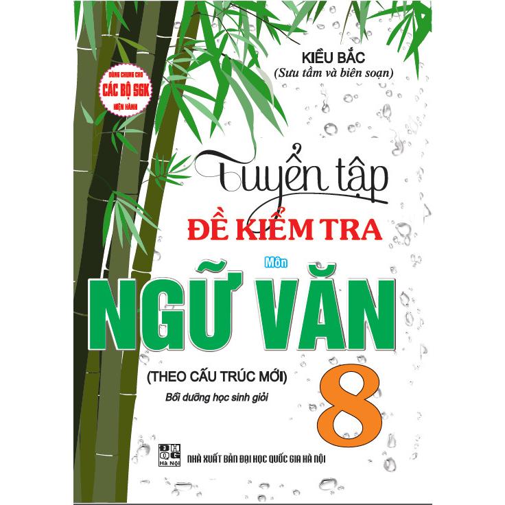 Sách - Tuyển Tập Đề Kiểm Tra Môn Ngữ Văn 8-HA-MK