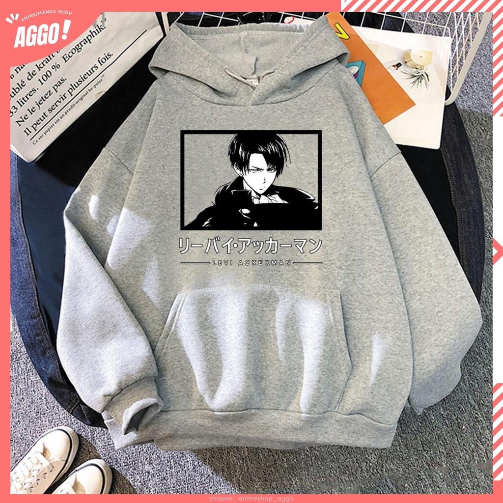 Áo Hoodie Nỉ Anime Attack On Titan 12 Hakyuu, Áo Nỉ Dày Dặn Phong Cách Trẻ Trung Năng Động Form Rộng Nam Nữ Đủ Size