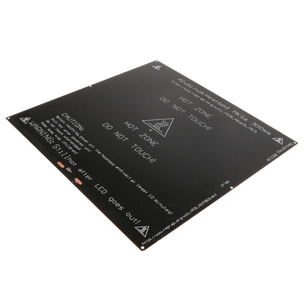 Aluminium Heated Bed 12V 24V Plat 300x300 +Build Surface for MK3A 3D Printer