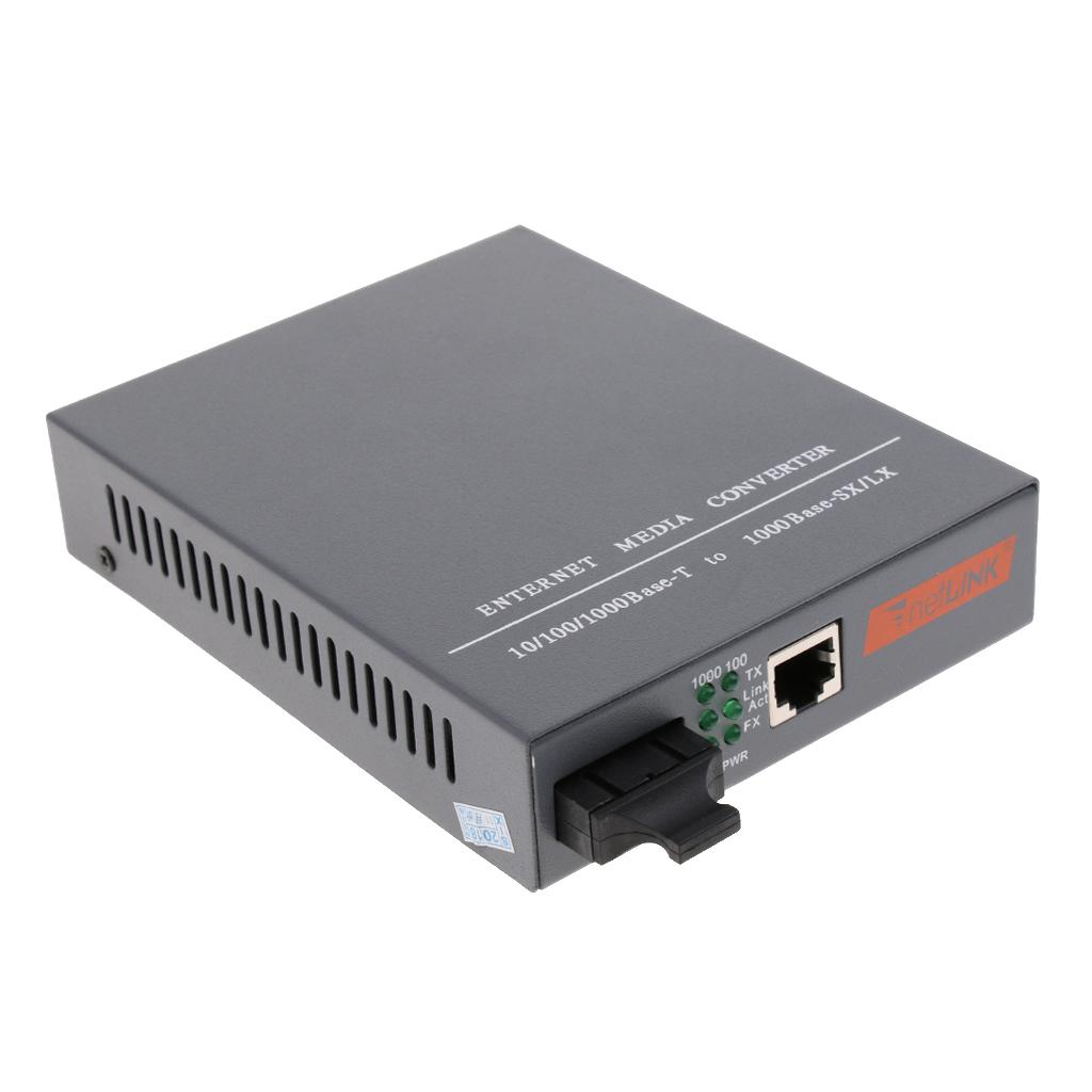 Premium Fiber Optical Media Converter SC Dual Fiber Multi Mode 1000Mb/s