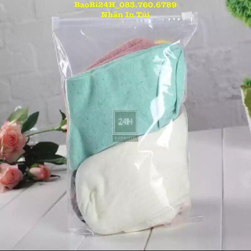 0,5KG - 1KG TÚI ZIP LỤA MỜ và TRONG Túi Zip lock LỤA MỜ có khoá kéo, túi zip đựng quần áo, khoá chắc chắn