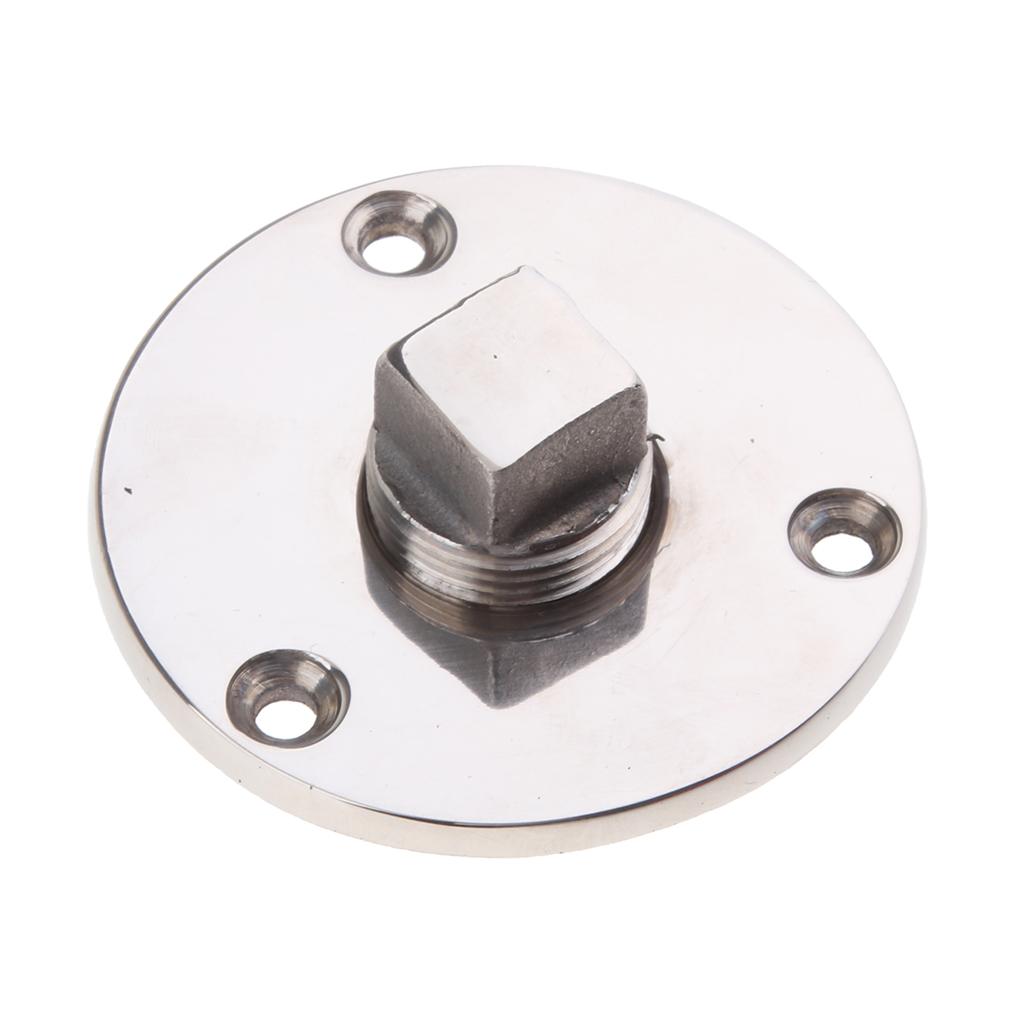 Stainless Steel Garboard Drain Plug Boats For 1 '' Diameter Hole