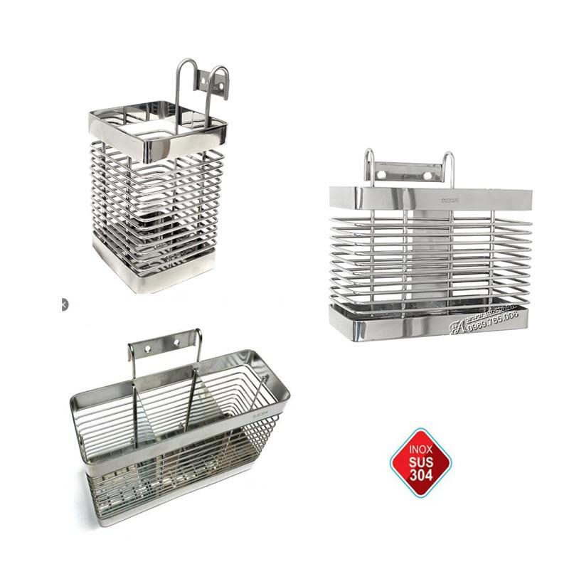 Ống đựng đũa muỗng inox 304 - Giỏ đũa inox 304 OD304