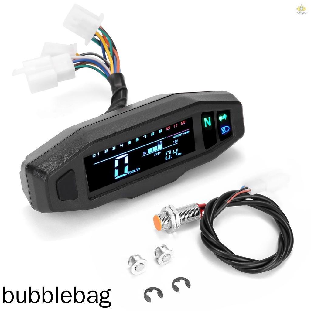 Đồng Hồ Đo Tốc Độ Kỹ Thuật Số Màn Hình Lcd Chuyên Dụng Cho Xe Máy