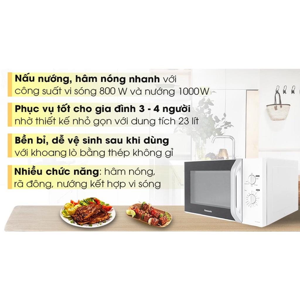 Lò vi sóng cơ 23 lít Panasonic NN-GM34JMYUE, có nướng, 1000W - Hàng chính hãng