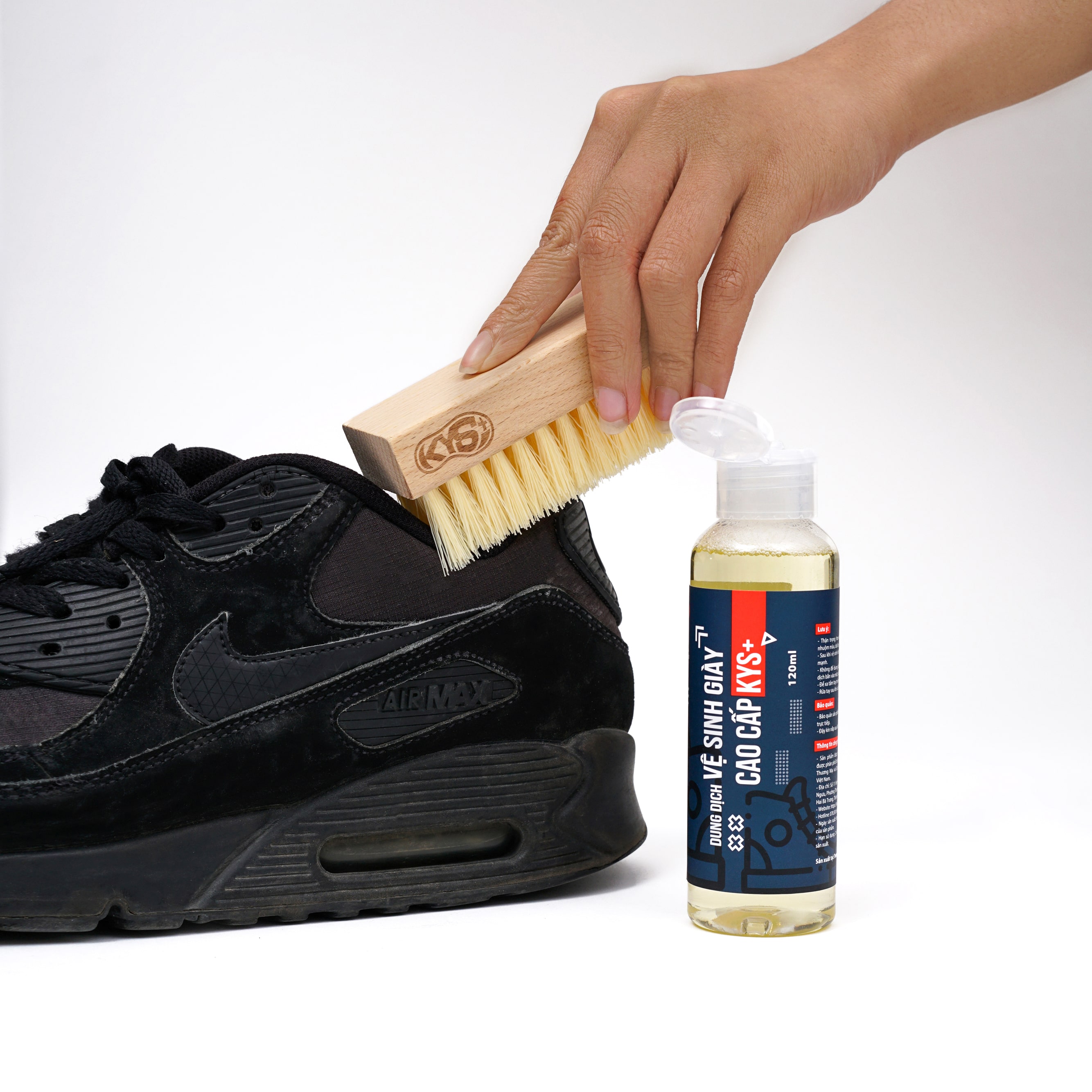 Bộ vệ sinh giày cao cấp - Cleaning Kit KYS+ tẩy trắng cho giày thể thao, giày sneaker, làm sạch giày da, da lộn