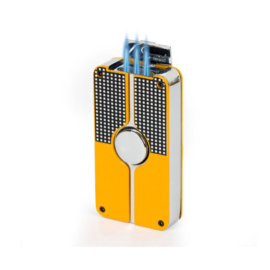 Hộp Quẹt Bật Lửa Gas Khò 3 Tia Mạnh Mẽ COB-58 Thích Hợp Cho Hút Xì Gà