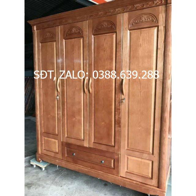 Tủ áo gỗ sồi nga