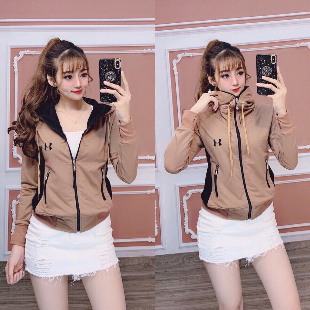 Áo Khoác Nữ 6 Túi Phối Màu Cao Cấp