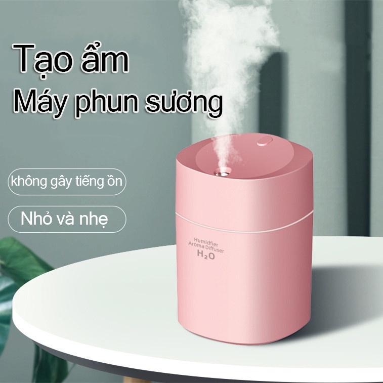 Máy Xông Tinh Dầu Mini Cho Phòng Ngủ Humidifier 220ml Máy Khuếch Tán Tinh Dầu Phun Sương Tỏa Hương Đuổi Muỗi &amp; Côn Trùng