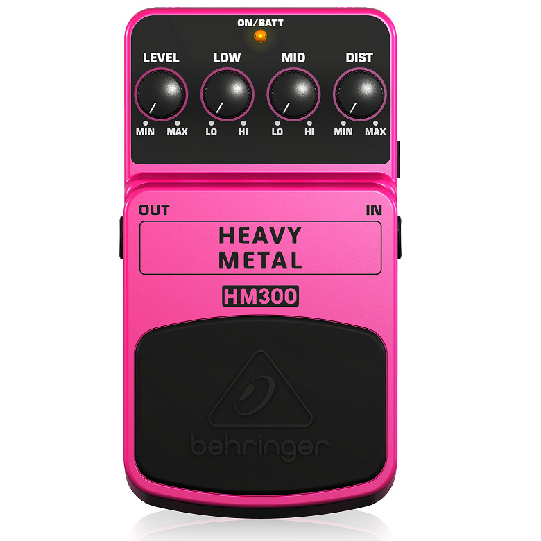 Guitar Stompboxes Behringer HM300 -Heavy Metal Distortion Effects Pedal-Hàng Chính Hãng