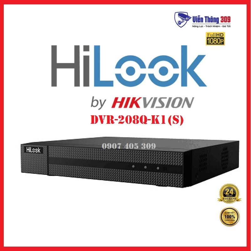 Đầu ghi hình TVI-IP 8 kênh HILOOK DVR-208Q-K1(S) - Hàng chính hãng