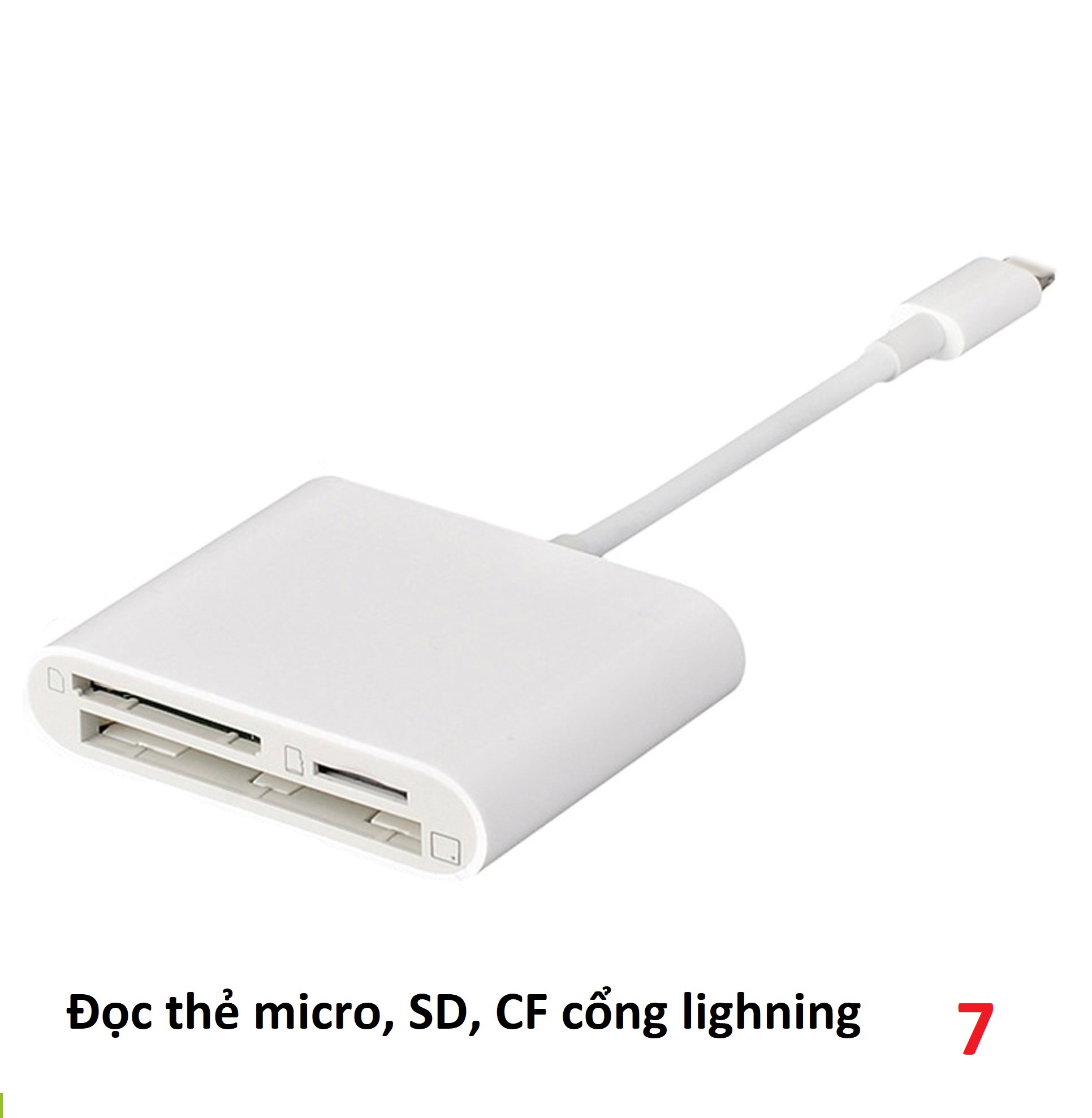 Các loại đầu đọc thẻ điện thoại dành cho Apple, Androi đọc TF, SD, CF, USB