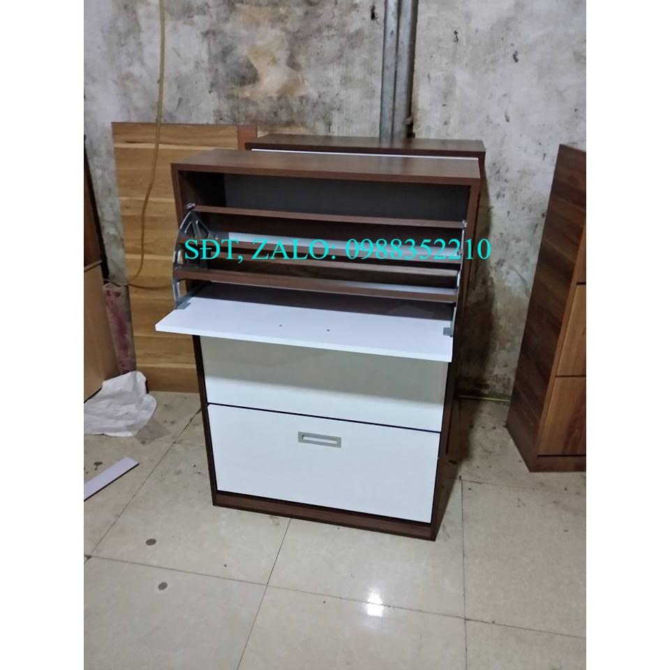 Tủ giày 3 tầng có thể đựng mũ BH