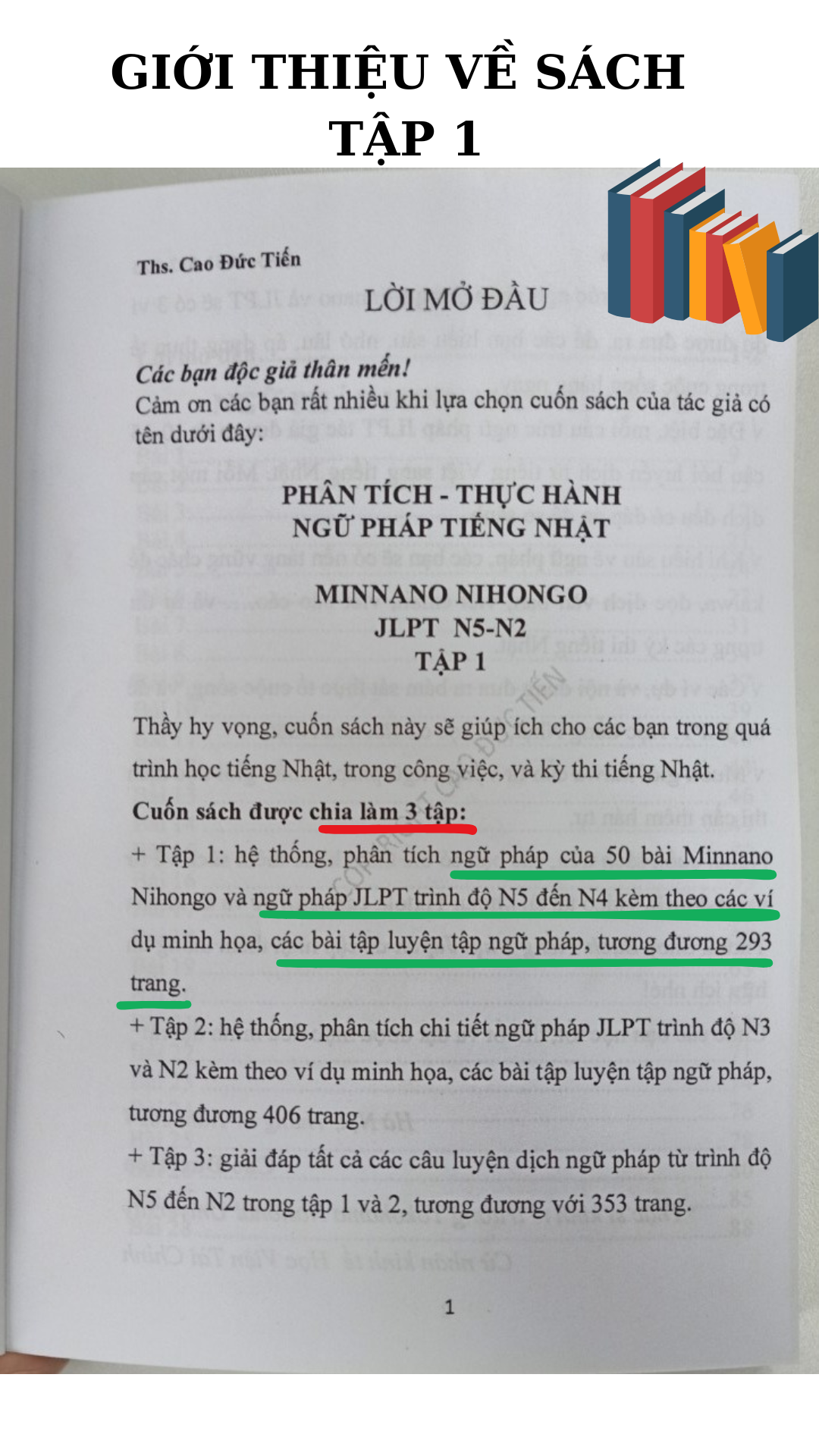 SÁCH NGỮ PHÁP TIÊNG NHẬT N5-N2 TẬP 1, TẬP 2, TẬP 3 VÀ LUYỆN VIẾT KANJI