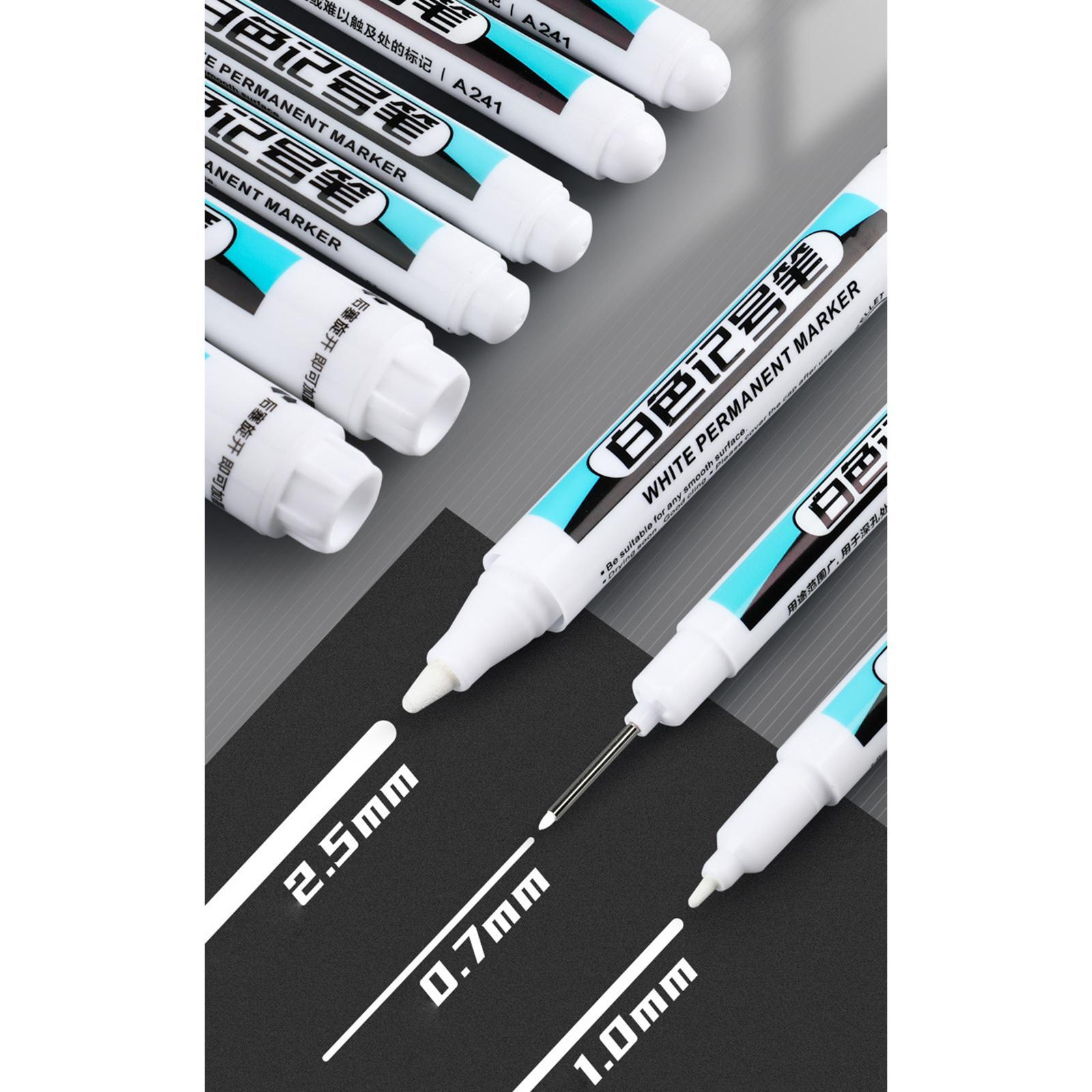 Multipurpose White Markers Paint Pen Glass Drawing Bathroom Foam Carpenter Marker Pen