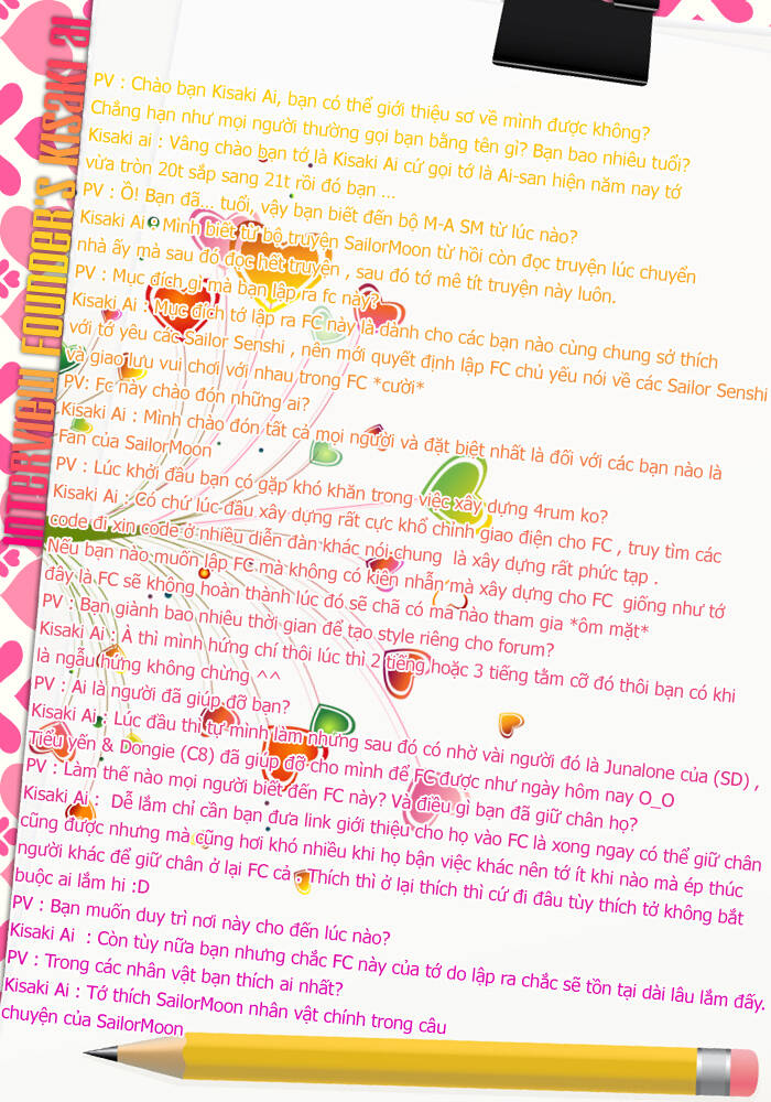 tạp chí thủy thủy mặt trăng chapter 2 7