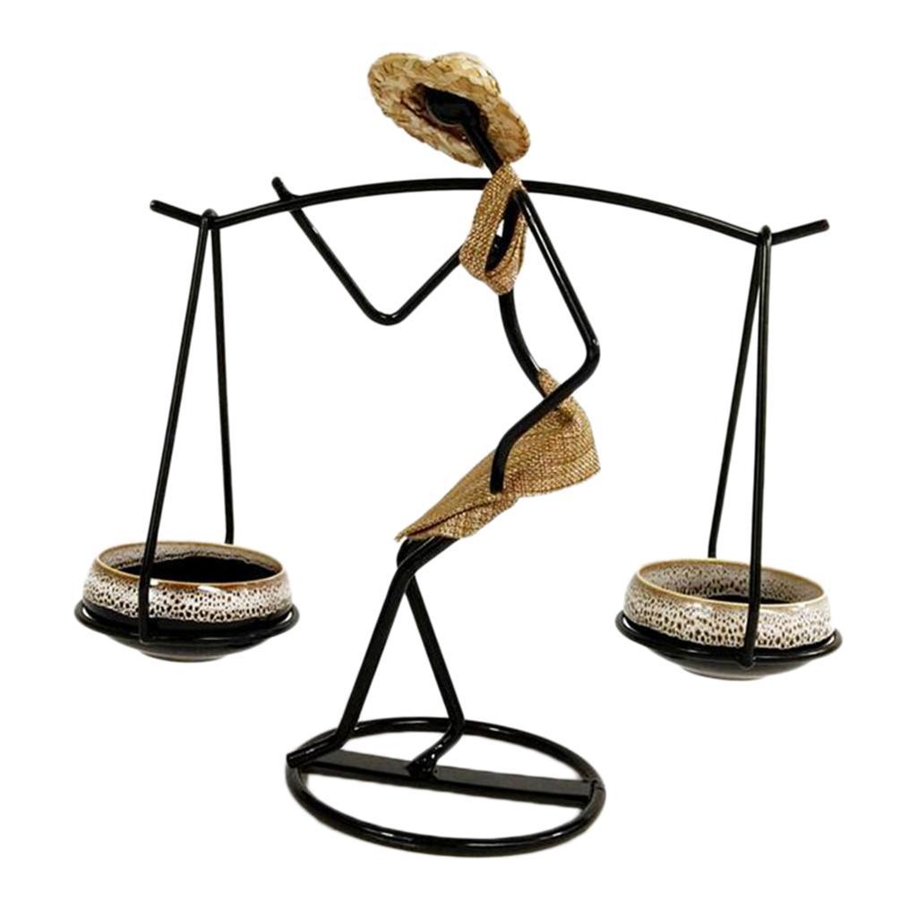 Simple women shape candle holder tealight stand candle holder flower pot a