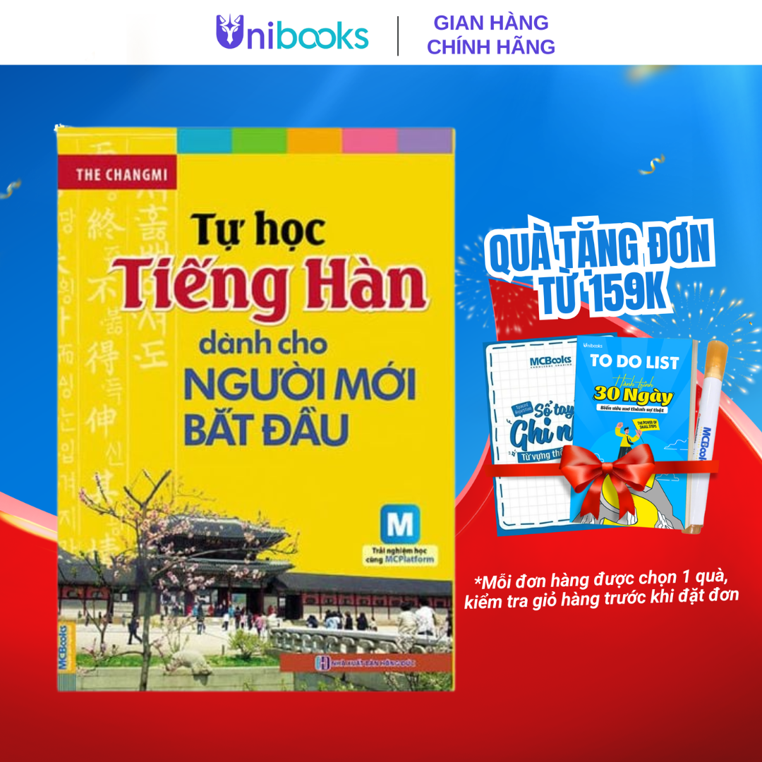 Sách - Tự Học Tiếng Hàn Dành Cho Người Mới Bắt Đầu - Tặng Kèm App Online