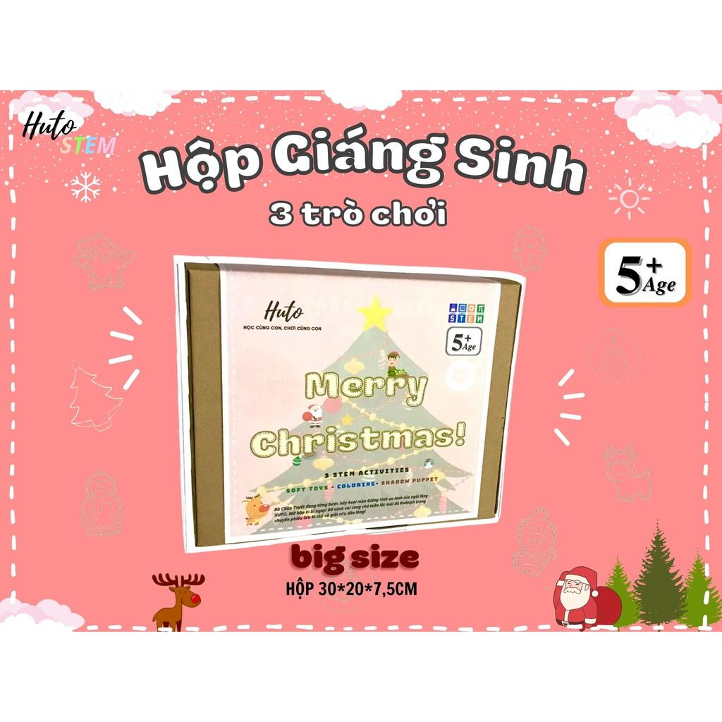 Hộp Giáng Sinh, Combo 3 Trò Chơi Giáng Sinh size lớn, với hơn 10+ hoạt động sáng tạo