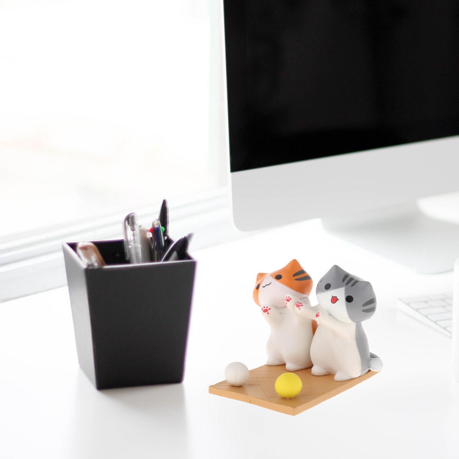 2x Cute Phone Holder PVC Desk Cellphone Tablets Stand for Friends Family