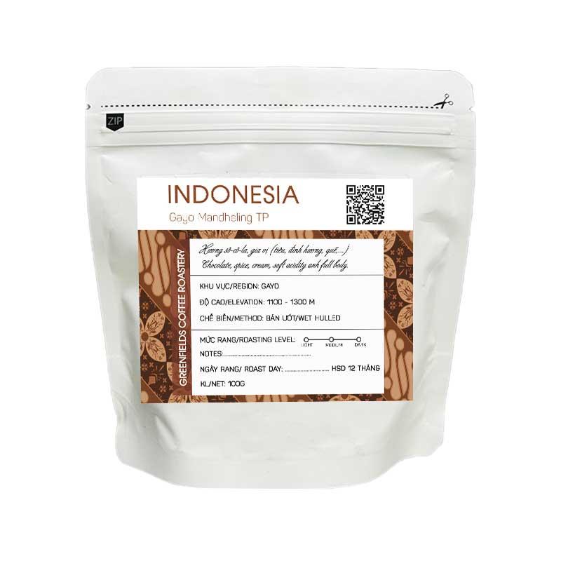 Cà phê Indonesia Sumatra Raja Harimau Lintong Mandheling 100g
