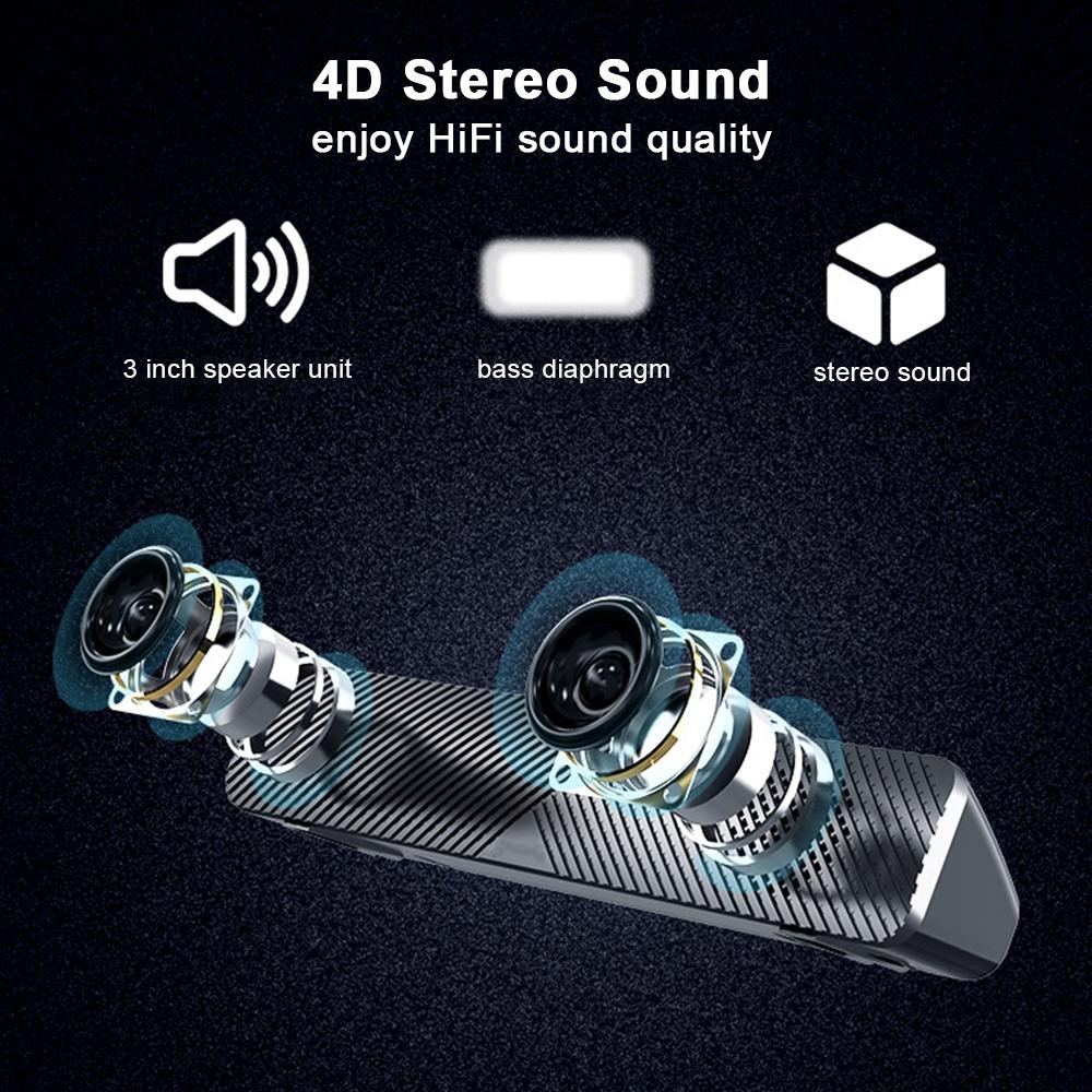 Loa thanh SADA V-108 thanh nổi HiFi có dây hỗ trợ USB