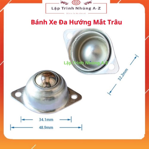 [Lập Trình Nhúng A-Z][154] Bánh Xe Đa Hướng Mắt Trâu