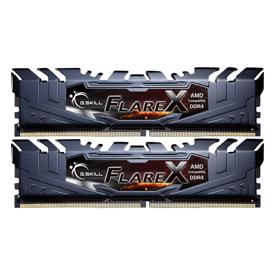 Bộ 2 Thanh RAM PC G.Skill F4-2133C15D-16GFX Flare X 8GB DDR4 2133MHz UDIMM - Hàng Chính Hãng