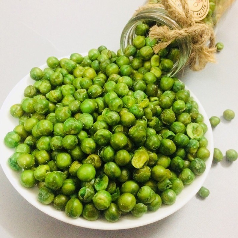 ĐẬU HÀ LAN TỎI ỚT HŨ 300G VÀ ĐẬU HÀ LAN RANG MUỐI HŨ 300G TÂN LỘC PHÁT