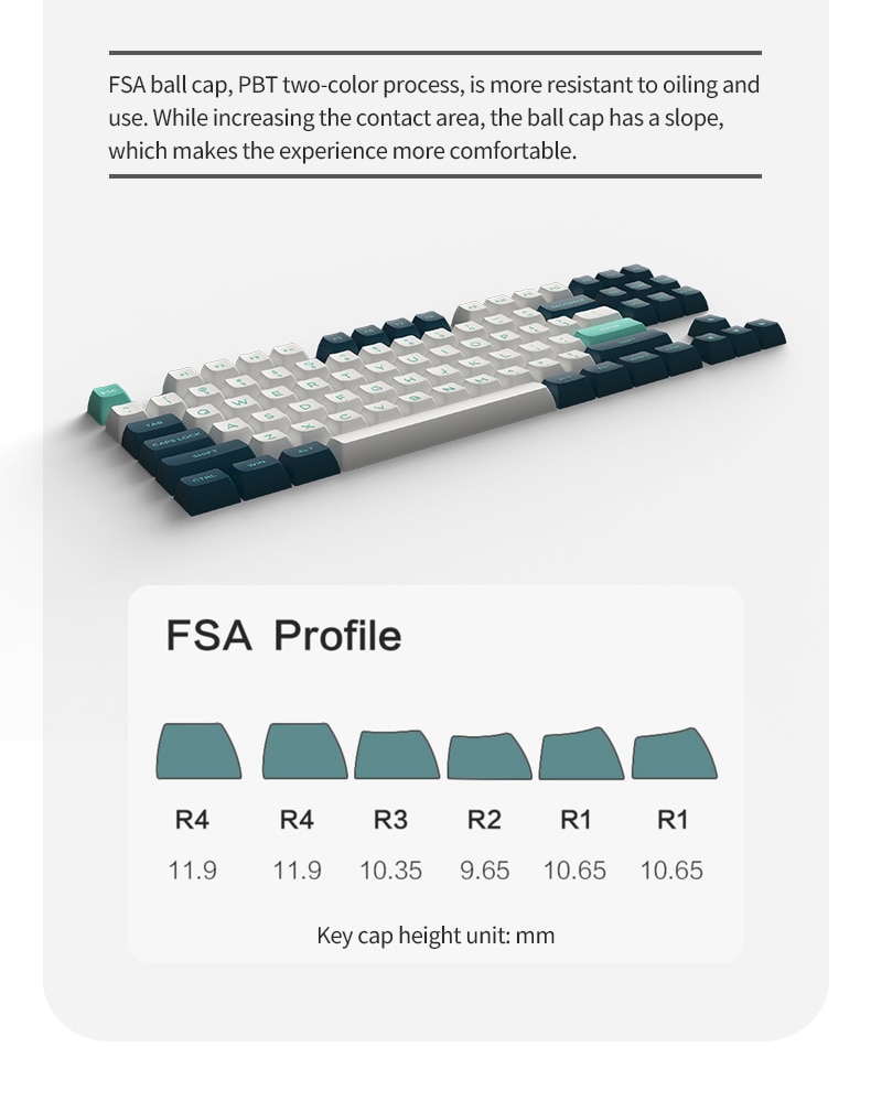 Bàn phím máy tính FL-Esports CMK87SAM Cool Mint 3 Mode _Mới, hàng chính hãng