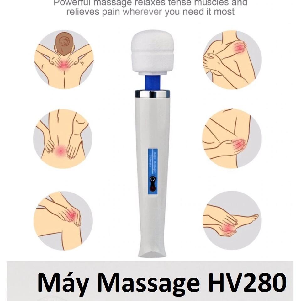 Máy Massage Cầm Tay Magic Wand HV280 Rung 30 Cấp Độ-Hàng Cao Cấp - Gia dụng Nam Định