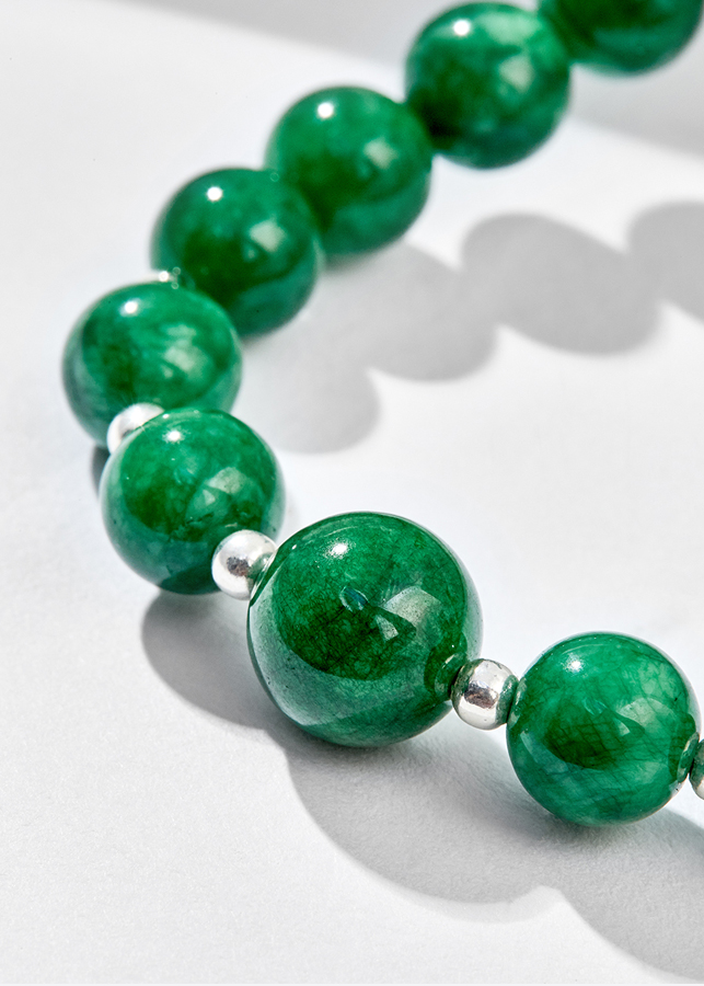 Vòng cổ đá cẩm thạch sơn thủy Ngọc Quý Gemstones