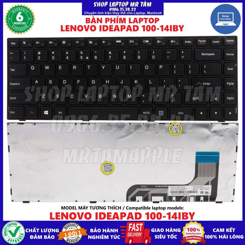 (KEYBOARD) BÀN PHÍM LAPTOP  dành cho LENOVO IDEAPAD 100-14IBY dùng cho IdeaPad 100-14IBY