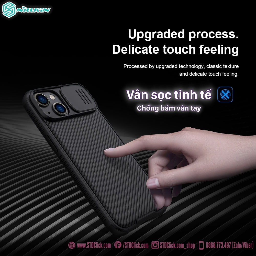 ỐP LƯNG DÀNH CHO ĐIỆN THOẠI IPHONE 14 - 14 PLUS NILLKIN CAMSHIELD PRO NILLKIN
