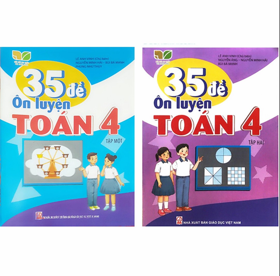 Sách - Combo 2 cuốn 35 Đề Ôn Luyện Toán 4 Kết Nối