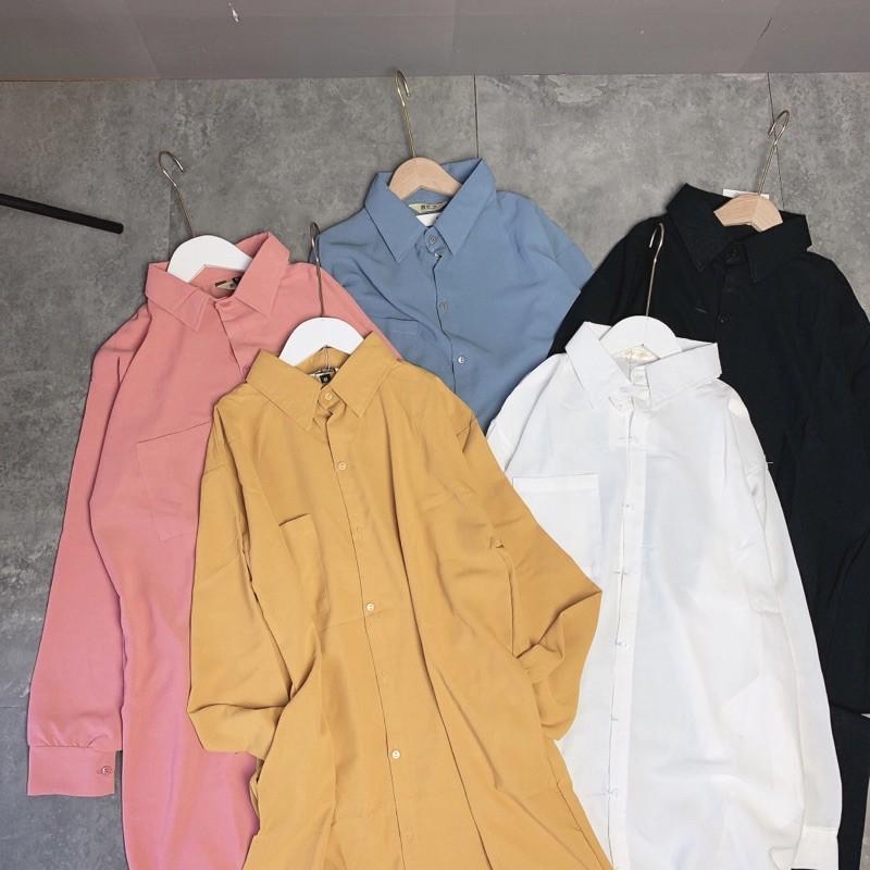 Sơ mi váy oversize hot trend hè 2021