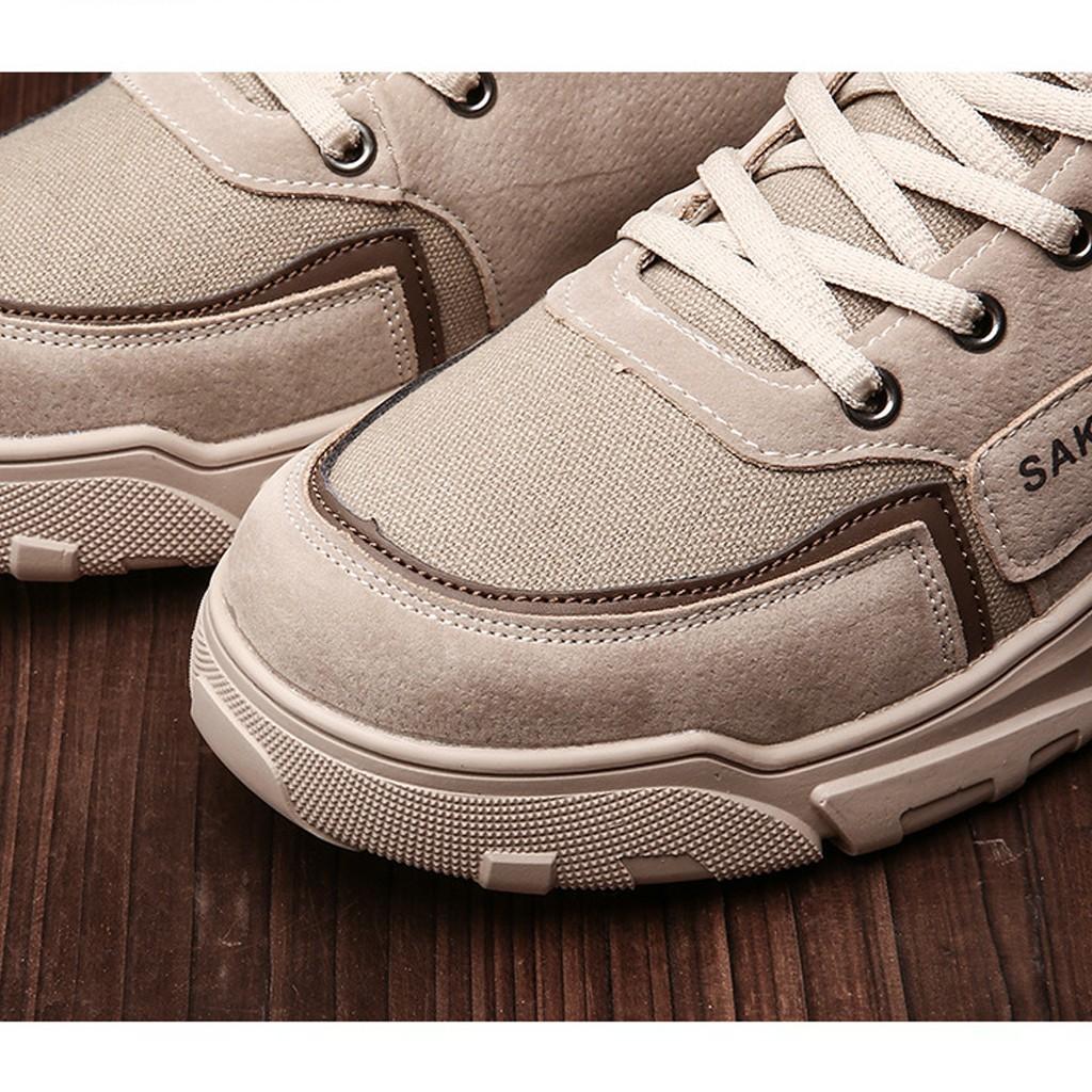 Giày Sneaker Nam TKTMS38 Giày Thể Thao Nam Kiểu Bốt  Thoáng Khí  Cực Kì Êm Chân Size