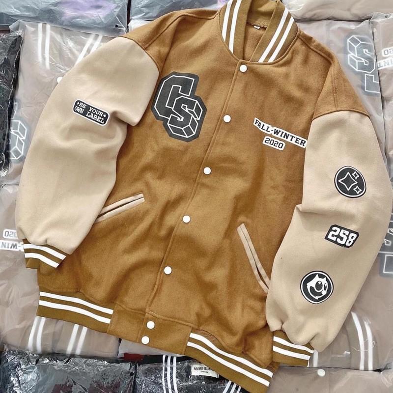 Áo Khoác Bomber Nỉ Dày Dặn 2020 Unisex