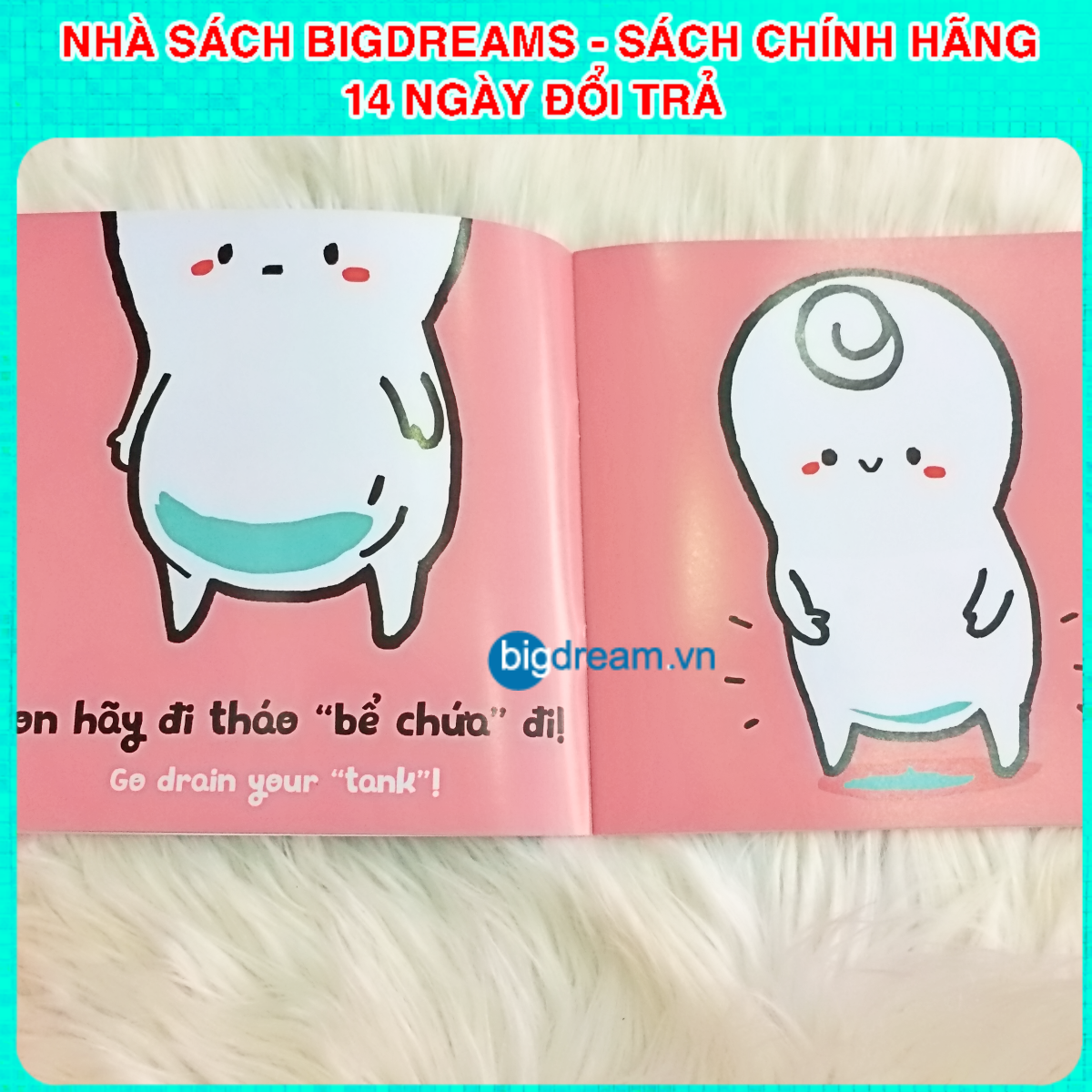 BẢN MỚI SONG NGỮ Miu Bé Nhỏ Đừng Tè Bậy Nhé! Phần 1 Ehon Kĩ Năng Sống Cho Bé 1-6 Tuổi Miu miu tự lập hiểu chuyện