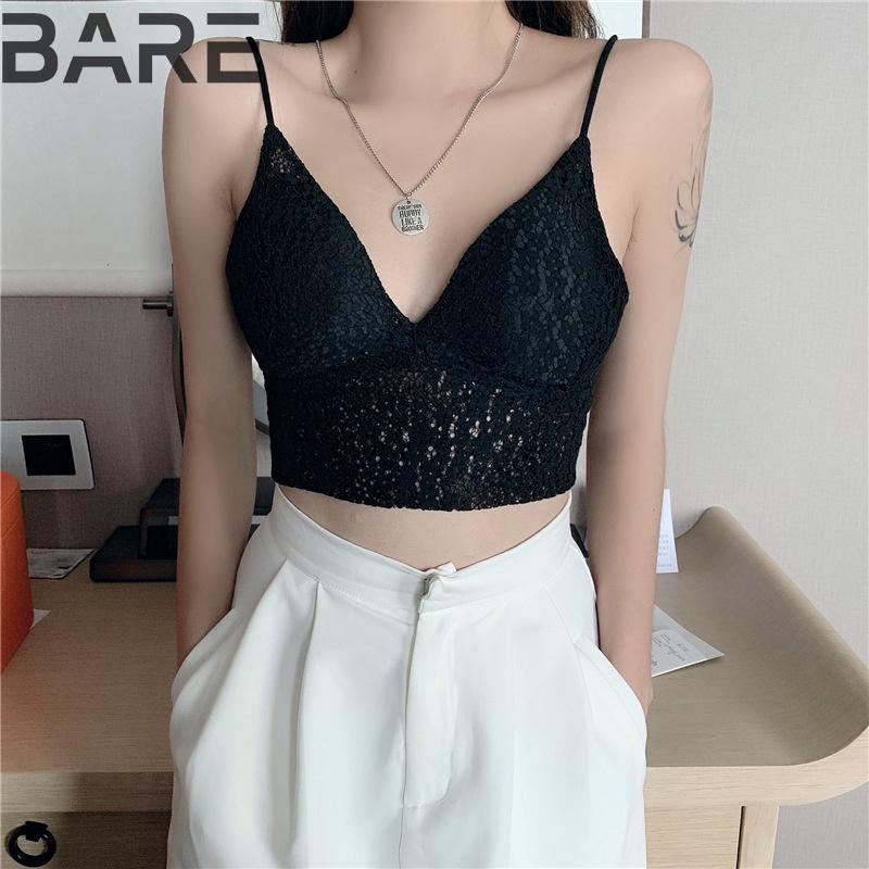 Áo hai dây nữ , áo hai dây croptop chất xốp co dãn nhẹ dành cho nàng dưới 50 kg - A07 xốp