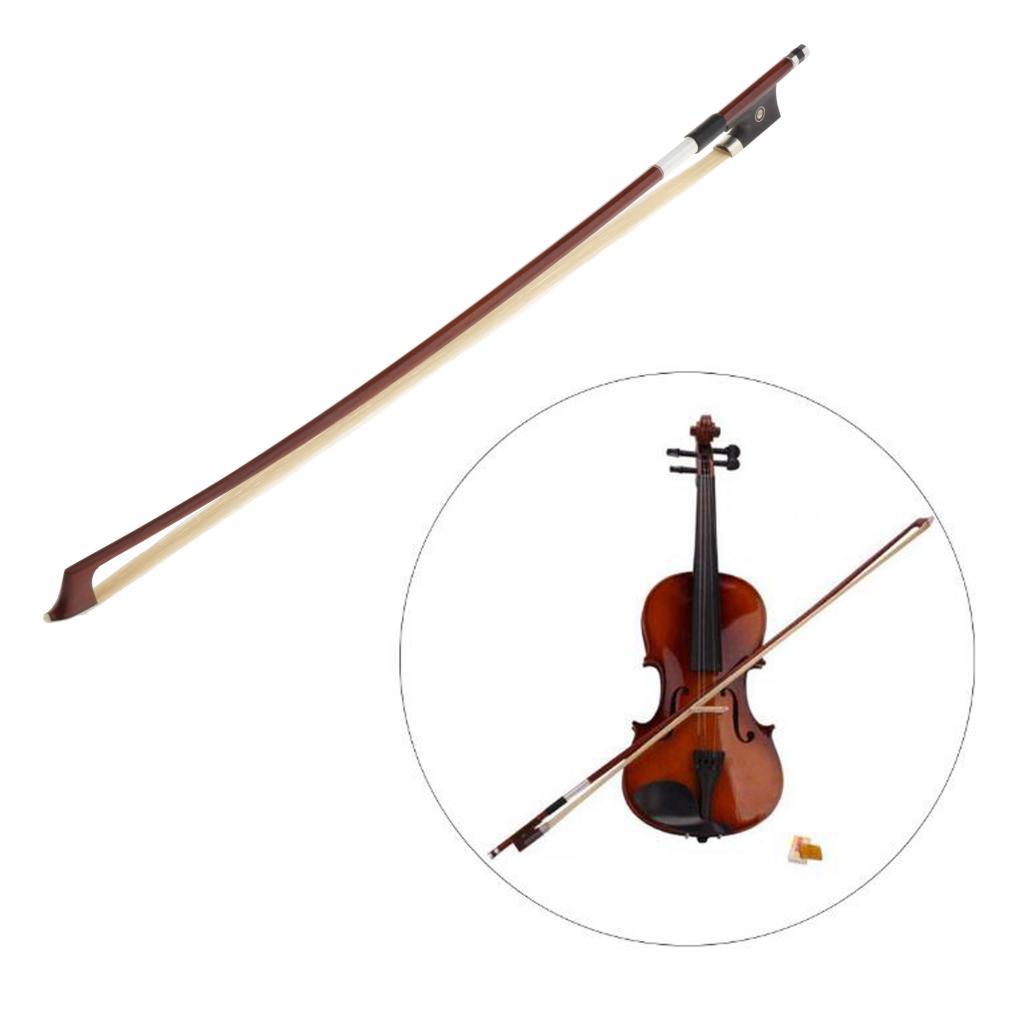 Well Balanced Violin Bow Student Beginner Brazilwood Bow for Violin Player