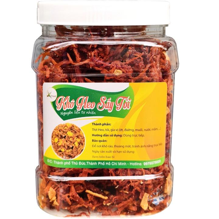 500G KHÔ HEO CHÁY TỎI SIÊU NGON