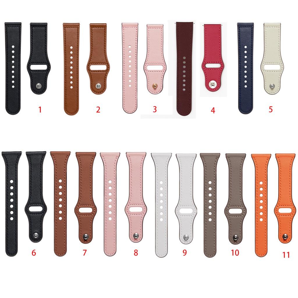 Dây Đeo Vải Da Thật Cao Cấp Hợp Thời Trang Cho Đồng Hồ Thông Minh Huami Amazfit Gts2e Gts2 Mini