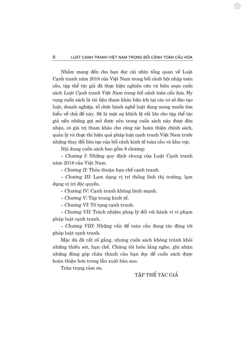 Luật cạnh tranh Việt Nam trong bối cảnh toàn cầu - bản in 2024