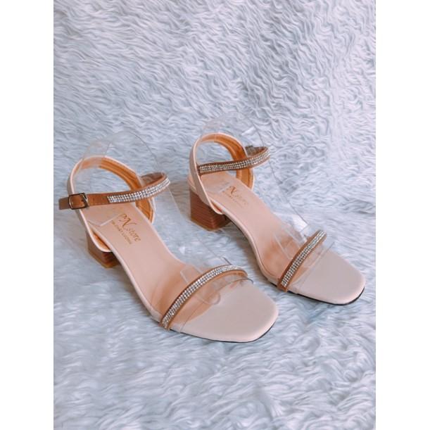 Giày Cao Gót 5p Meca Xoàn